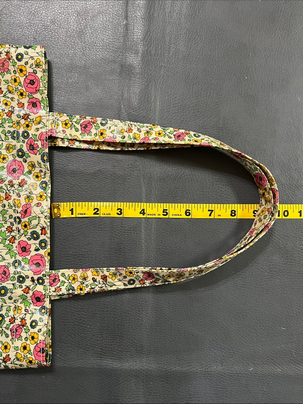 Liberty of London for Target Pink Floral Oilcloth Tote Bag - Picture 9 of 11